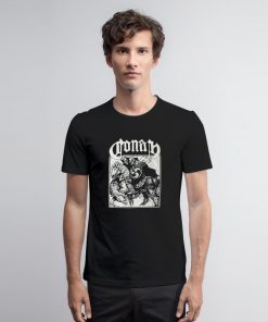 Conan Horseback Battle Black T ShirtBlack Hoodie