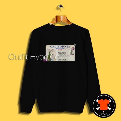 Drivers License Olivia Rodrigo Sweatshirt