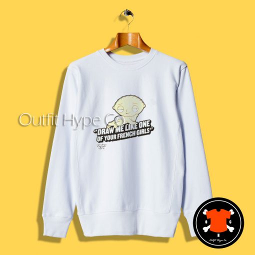 Family Guy Stewie French Girls Sweatshirt nch Girls T Shirt2