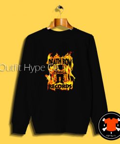 Flame Death Row Record Sweatshirt 2