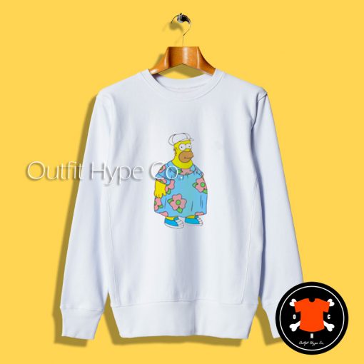 Homer Simpson House Dress Sweatshirtress8