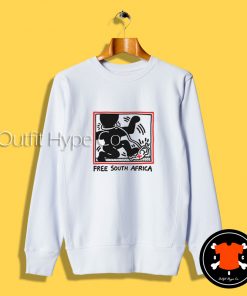 Keith Haring Free South Africa Sweatshirt hirt4