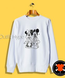 Minnie And Mickey Mouse Punk Sweatshirt