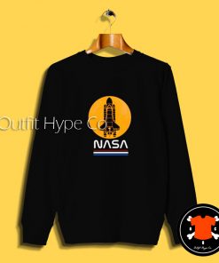 Nasa Rocket Retro Logo Sweatshirt ocket Logo2