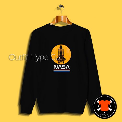 Nasa Rocket Retro Logo Sweatshirt ocket Logo2