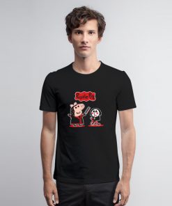 Puzzle Horror Pig Peppa T Shirt