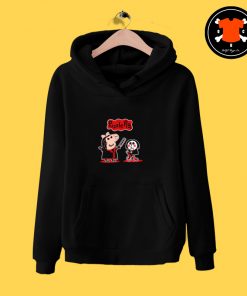 Puzzle Horror Pig Peppa Hoodie a6