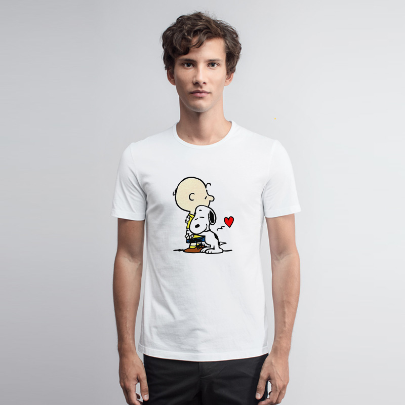 Snoopy Hug Charlie Brown T Shirt - Outfithype.com