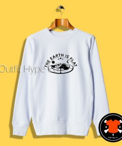 The Earth Is Flat Graphic Sweatshirt 77