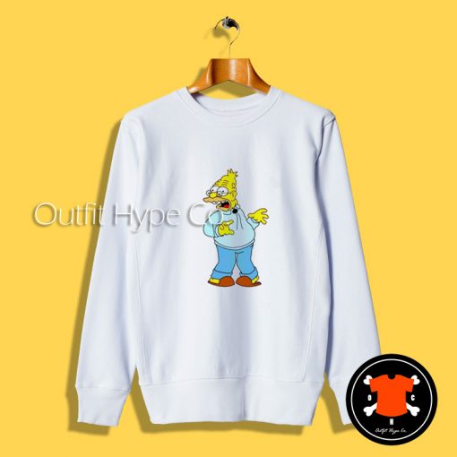 The Simpsons Abraham Simpson Sweatshirt ham Simpson2w