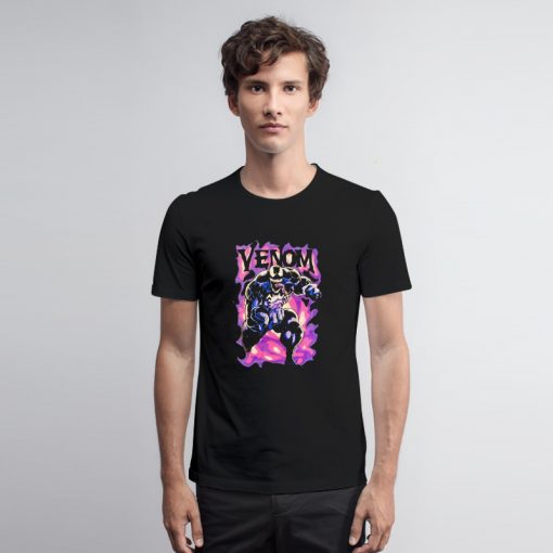 Venom Marvel Purple Smoke T Shirt Purple Smoke