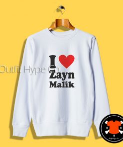 Alez Fireinside I Love Zayn Malik Sweatshirt