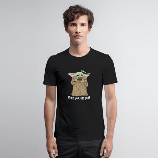 Baby Yoda Drinking Soup T Shirt