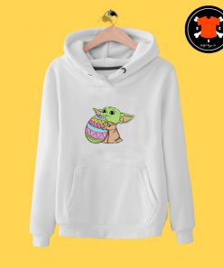 Baby Yoda Easter Bunny Egg Hoodie