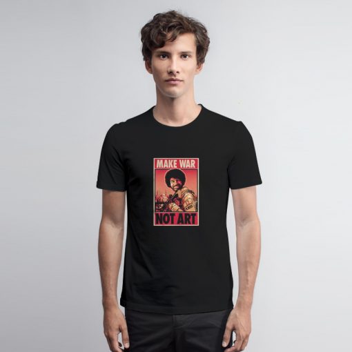 Bob Ross Make War Not Art T Shirt