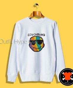 Justin Bieber Colorblind Graphic Sweatshirt