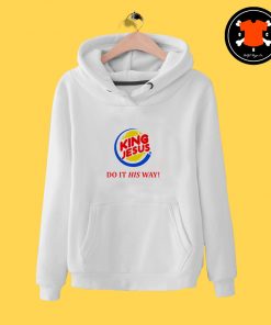 King Jesus Burger Logo Hoodie