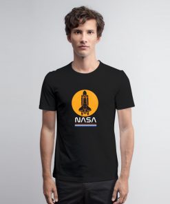 Nasa Retro Rocket Logo T Shirt