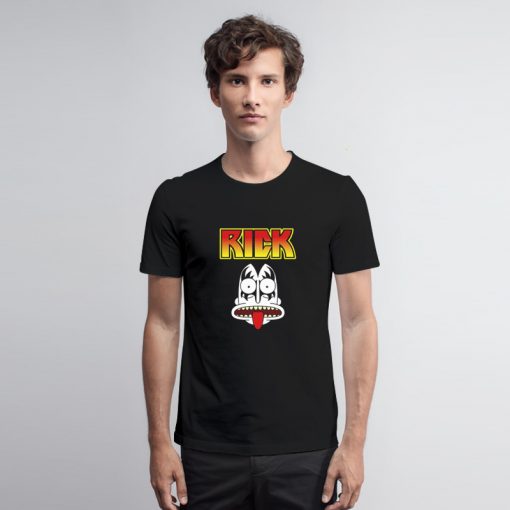 Rick Tongue Kiss Parody T Shirt