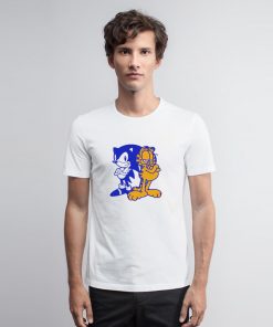 Sonfield Sonic And Garfield T Shirt