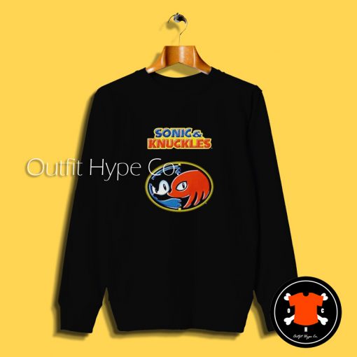 Sonic And Knuckles Logo Sweatshirt