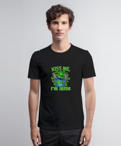 Stitch Kiss Me I Am Irish T Shirt