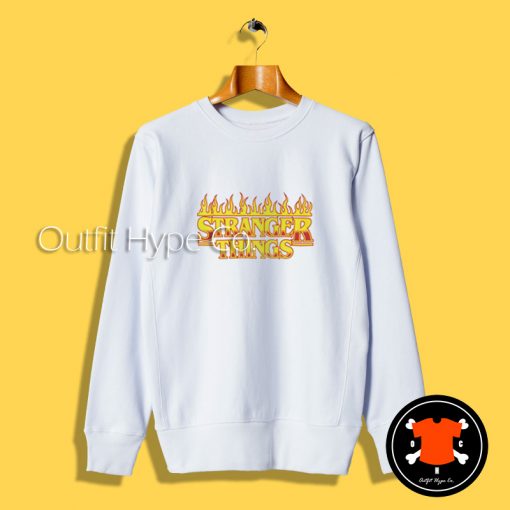 Stranger Things Flame Logo Sweatshirt