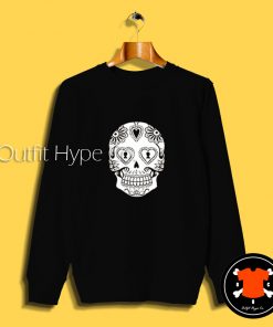 Sugar Skull Dolman Vintage Sweatshirt