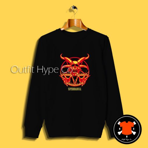 Superrradical Satan Graphic Sweatshirt