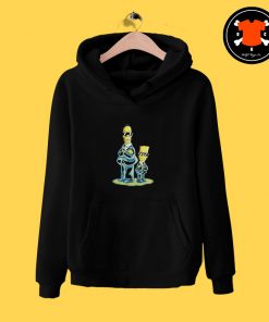 The Simpsons Men in Black Hoodie