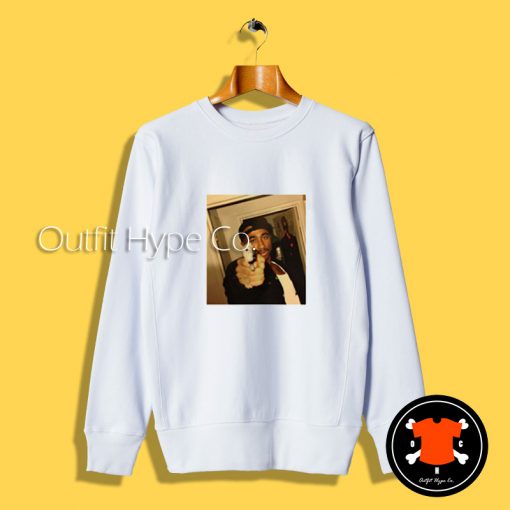 Tupac Shakur Gun Sweatshirt