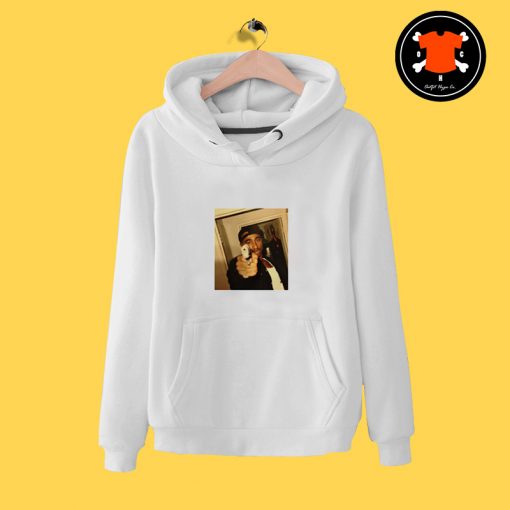 Tupac Shakur Gun Hoodie