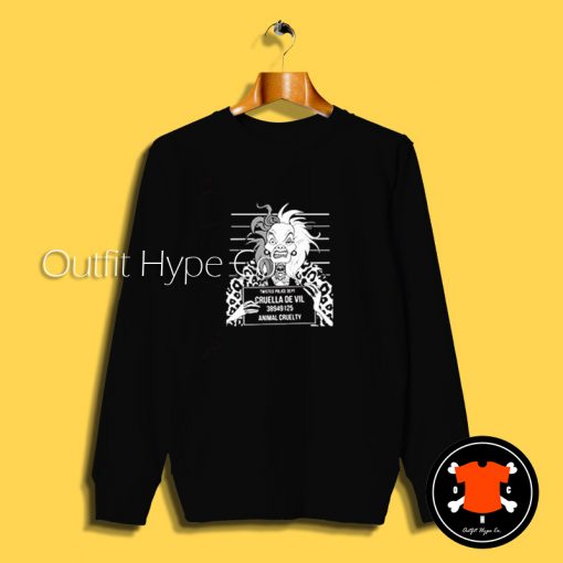 Twisted Punk Disney Cruella Sweatshirt