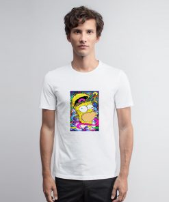 Crazy Homer Donut Head T Shirt