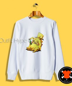 Funny Drunk Pikachu Sweatshirt