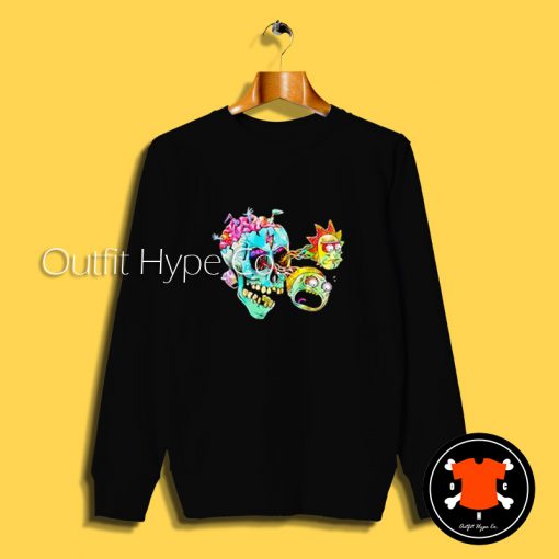 Eyeball Skull Rick and Morty Sweatshirt