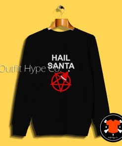 Hail Santa Pentagram Meme Sweatshirt