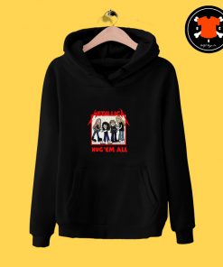 Metallica Hug’em All Cartoon Hoodie