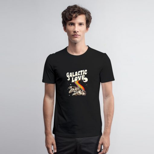 Millennium Falcon Galactic Love T Shirt