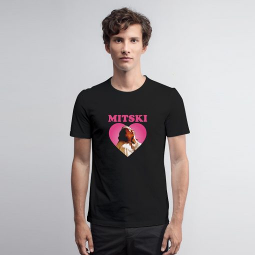 Mitski Pink Heart T Shirt