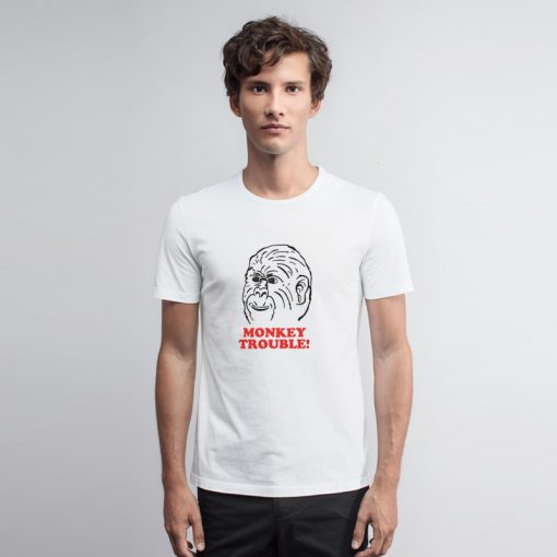 Monkey Trouble Funny T Shirt