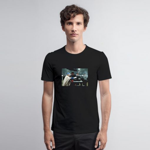 Queen Elizabeth Machine Gun T Shirt