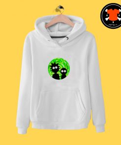 Rick And Morty Portal Silhouette Hoodie