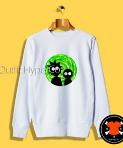 Rick And Morty Portal Silhouette Sweatshirt