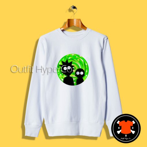 Rick And Morty Portal Silhouette Sweatshirt