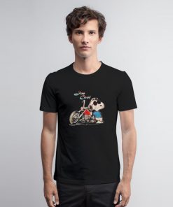 Snoopy Joe Cool Motorcycle T Shirt