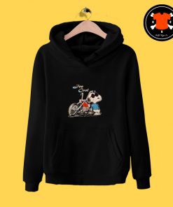 Snoopy Joe Cool Motorcycle Hoodie