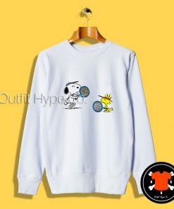 Snoopy and Woodstock Tennis Sweatshirt