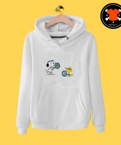 Snoopy and Woodstock Tennis Hoodie