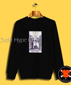 The Lovers Tarot Addams Family Sweatshirt